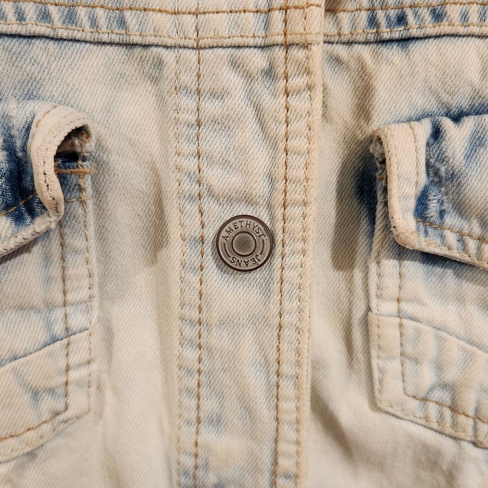 Bleach Washed Denim Jacket - Picture 5 of 8